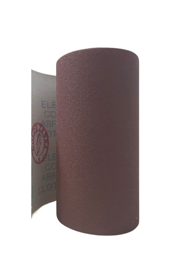 Color Zebra Emery Cloth Roll Sanding Roll Grit - 220 (Size - 4 inch x 1 meter) Pack Of 1. For Grinding Polishing of Metal and Wood - Image 1